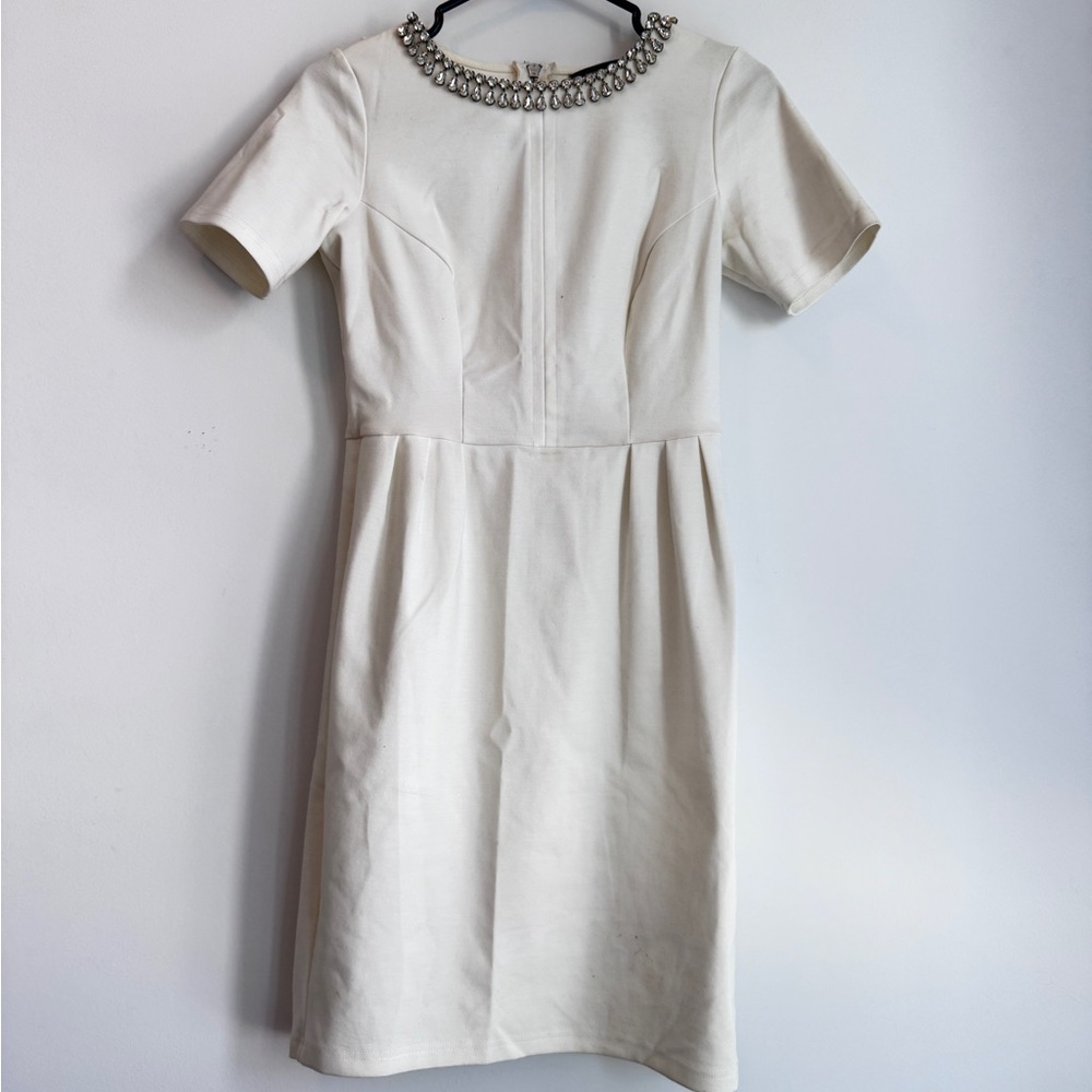 Dorothy Perkins Cream Embellished Midi Dress